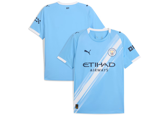 Puma Manchester City 2025 -26 Home Jersey - Light Blue/White