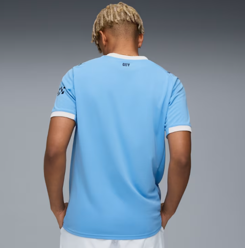 Puma Manchester City 2025 -26 Home Jersey - Light Blue/White
