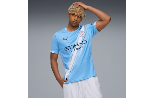 Puma Manchester City 2025 -26 Home Jersey - Light Blue/White