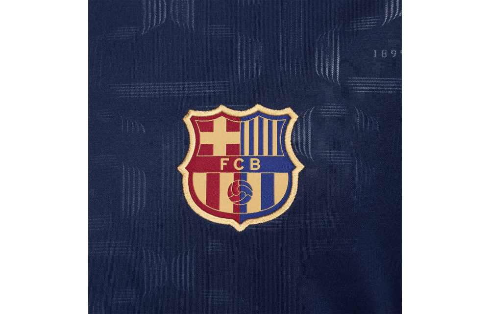 Nike Barcelona 2024 - 25 Prematch Training Jersey - Midnight Navy/Club Gold