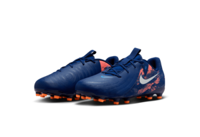 Nike Jr Phantom GX 2 Erling Haaland Academy FG / MG Cleats - Blue Void/Chrome