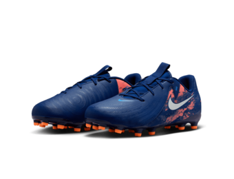 Nike Jr Phantom GX 2 Erling Haaland Academy FG / MG Cleats - Blue Void/Chrome