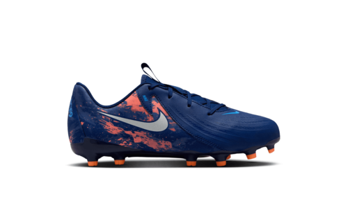 Nike Jr Phantom GX 2 Erling Haaland Academy FG / MG Cleats - Blue Void/Chrome