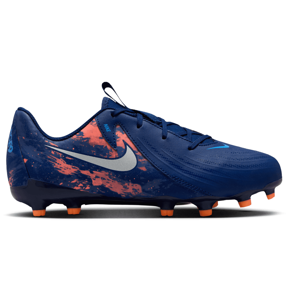 Nike Jr Phantom GX 2 Erling Haaland Academy FG / MG Cleats - Blue Void/Chrome