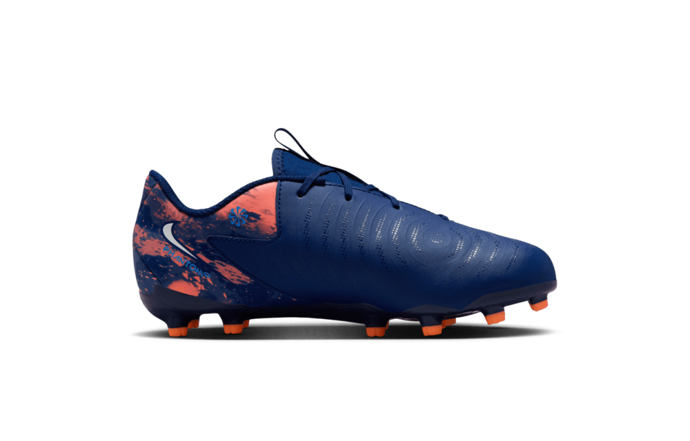 Nike Jr Phantom GX 2 Erling Haaland Academy FG / MG Cleats - Blue Void/Chrome
