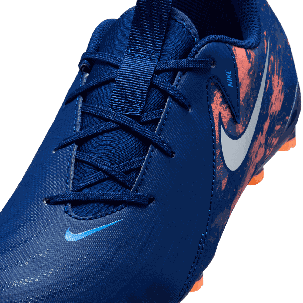 Nike Jr Phantom GX 2 Erling Haaland Academy FG / MG Cleats - Blue Void/Chrome