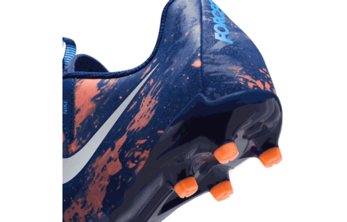 Nike Jr Phantom GX 2 Erling Haaland Academy FG / MG Cleats - Blue Void/Chrome