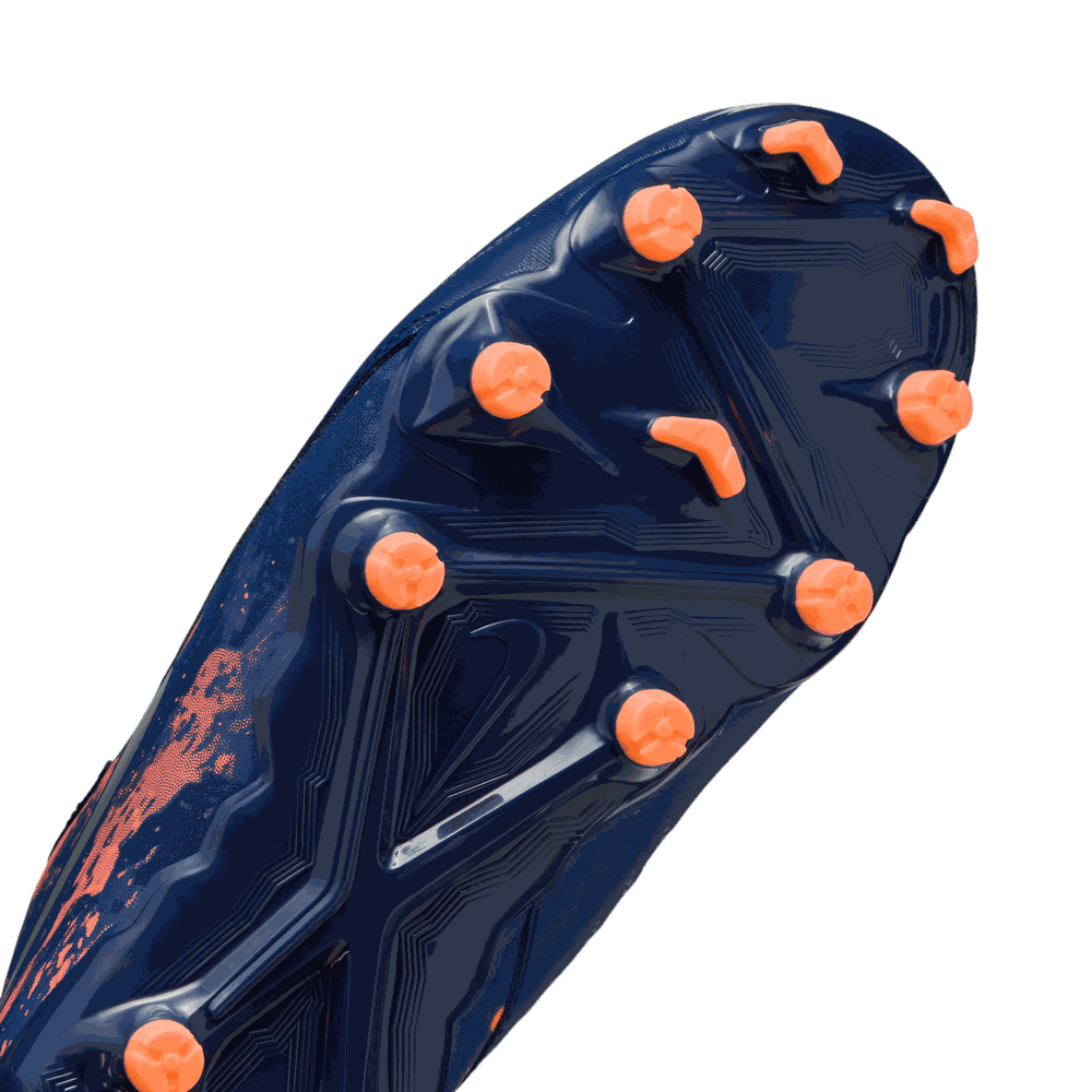 Nike Jr Phantom GX 2 Erling Haaland Academy FG / MG Cleats - Blue Void/Chrome