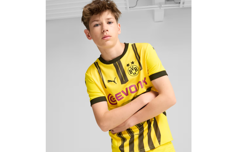 Puma BVB Borussia Dortmund 2024 - 2025 Youth Fourth Soccer Jersey - Faster Yellow/Black