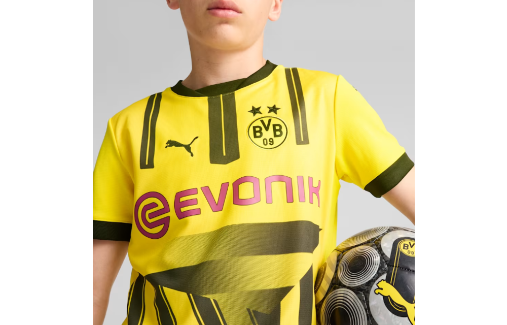 Puma BVB Borussia Dortmund 2024 - 2025 Youth Fourth Soccer Jersey - Faster Yellow/Black