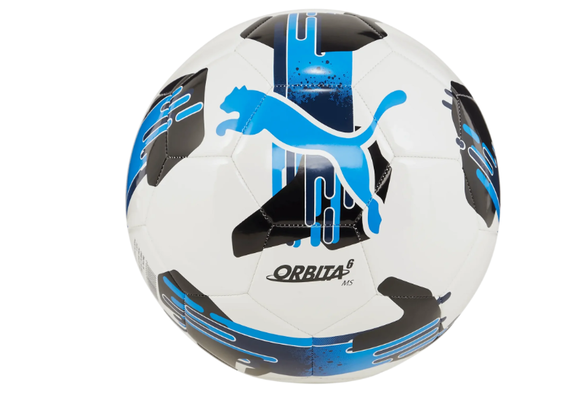 Puma 2024 Orbita  6 MS Training Ball -  White/Ignite Blue