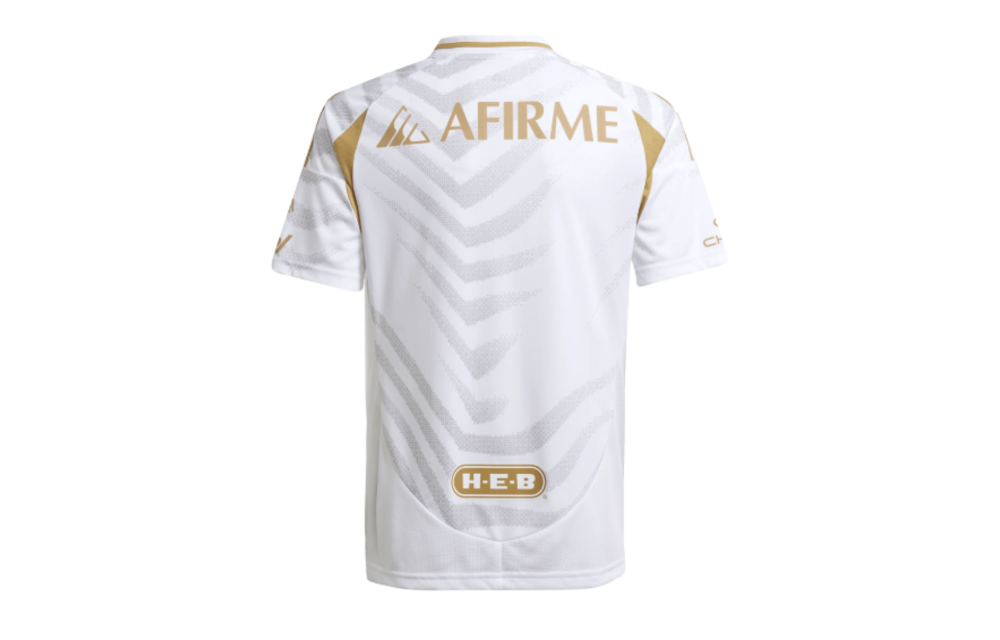 adidas Youth UANL Tigres 2024 - 25 Third Jersey - White/Gold