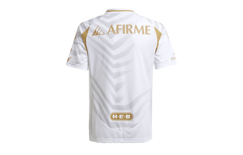 adidas Youth UANL Tigres 2024 - 25 Third Jersey - White/Gold