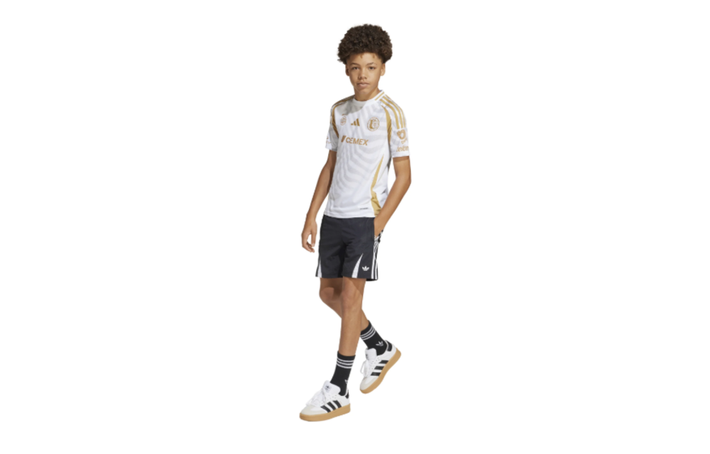 adidas Youth UANL Tigres 2024 - 25 Third Jersey - White/Gold
