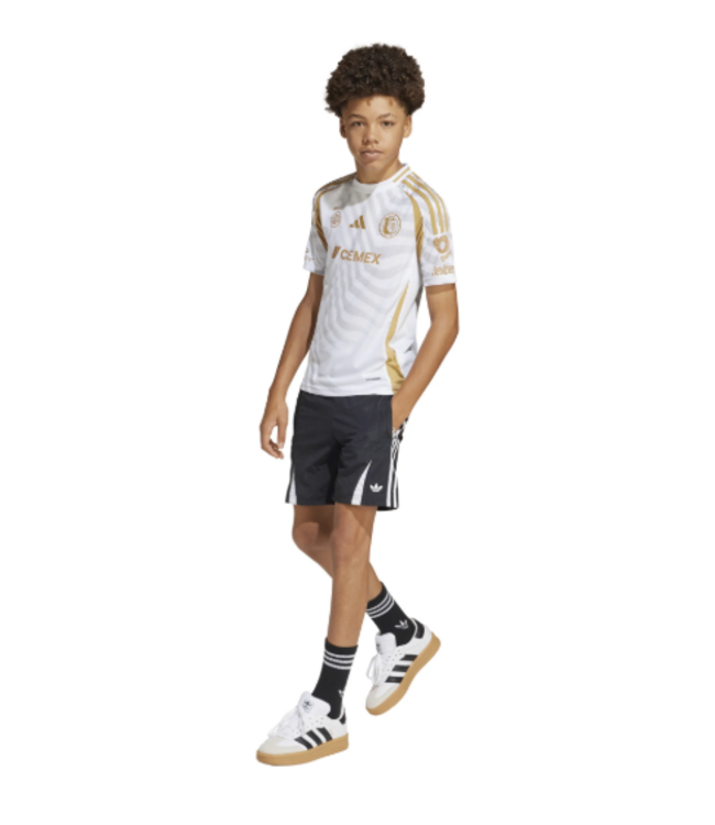 adidas adidas Youth UANL Tigres 2024 - 25 Third Jersey - White/Gold