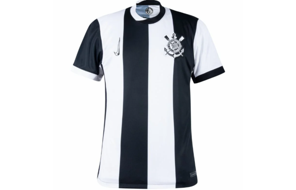 Nike Youth Corinthians 2024 -25 Youth Third Jersey - White/Black