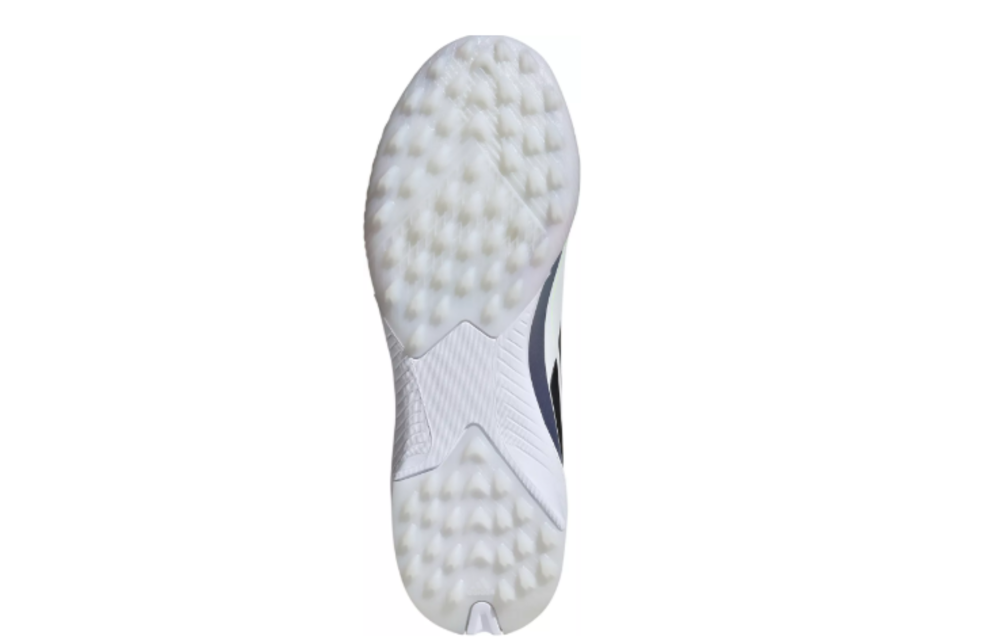 adidas Jr F50 Messi League TF Turf Soccer Shoes - White/Purple/Black