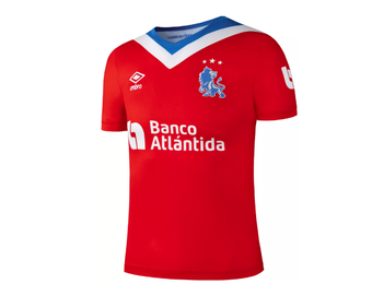 Umbro CD Olimpia 2024 - 25 Away Jersey - Red/Hyper Royal/White