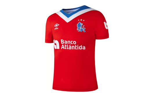 Umbro CD Olimpia 2024 - 25 Away Jersey - Red/Hyper Royal/White