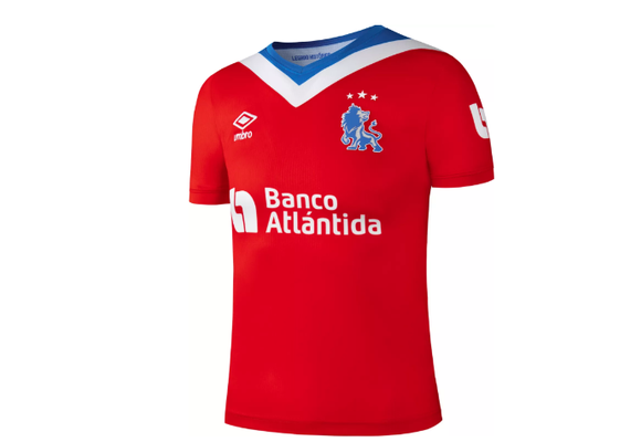 Umbro CD Olimpia 2024 - 25 Away Jersey - Red/Hyper Royal/White