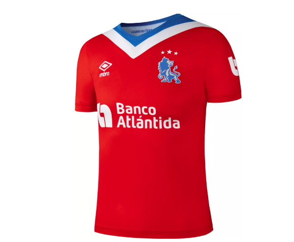 Umbro CD Olimpia 2024 - 25 Away Jersey - Red/Hyper Royal/White