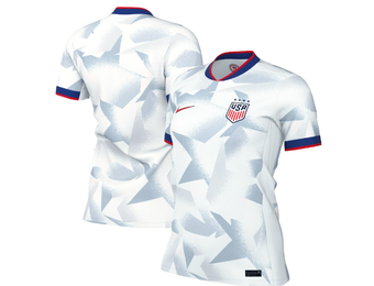 Nike USA United States 2025 Womens (4 Stars) Home Jersey - White/Rush Blue/Challenge Red