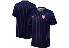 Nike USA United States Youth 2025 Away Jersey -Obsidian/Challenge Red