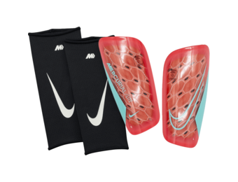 Nike Mercurial Lite 2025 Shin Guards - Ember Glow/Aurora Green