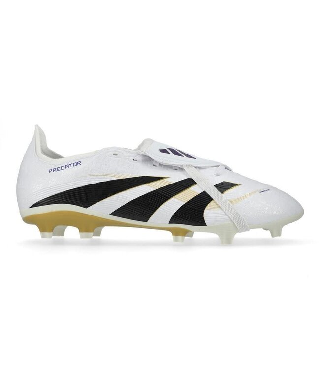 adidas adidas Predator 25 League Fold Over Tongue FG RTG Pack -Cloud White/Core Black/Gold Metallic