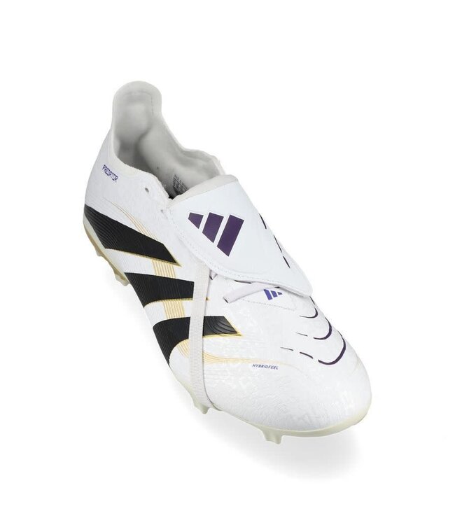 adidas adidas Predator 25 League Fold Over Tongue FG RTG Pack -Cloud White/Core Black/Gold Metallic