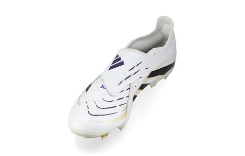 adidas Predator 25 League Fold Over Tongue FG RTG Pack -Cloud White/Core Black/Gold Metallic
