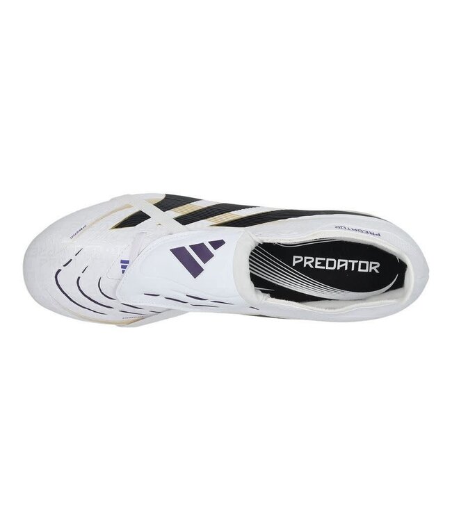 adidas adidas Predator 25 League Fold Over Tongue FG RTG Pack -Cloud White/Core Black/Gold Metallic