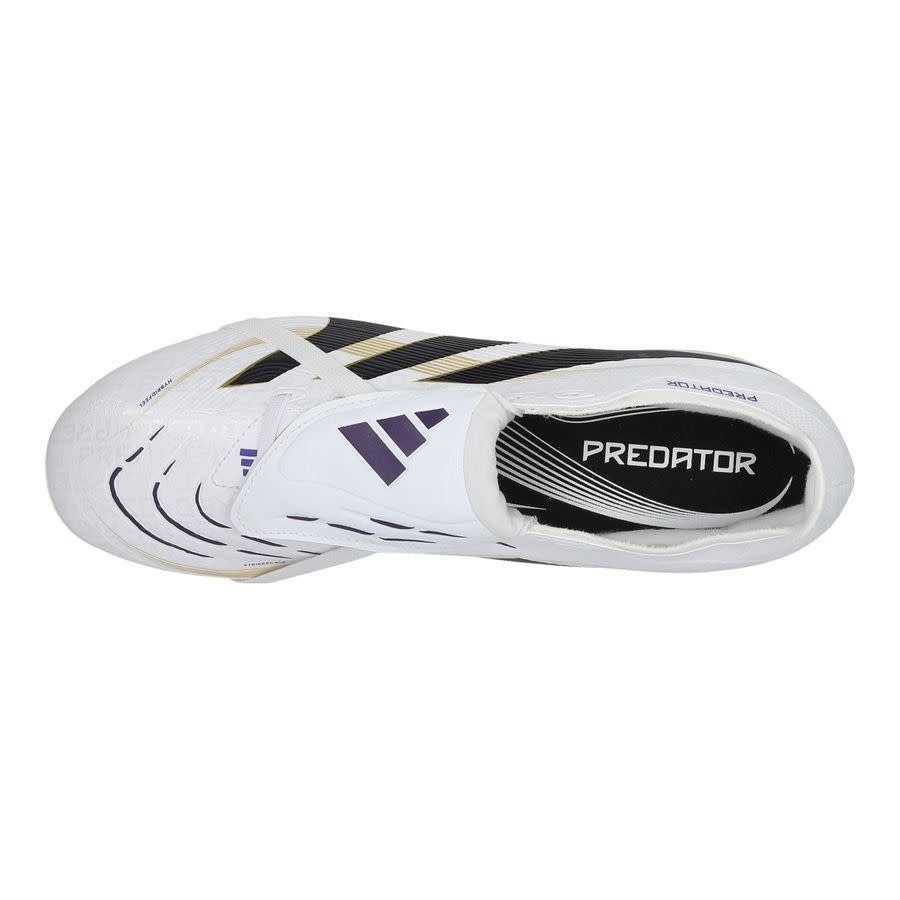 adidas Predator 25 League Fold Over Tongue FG RTG Pack -Cloud White/Core Black/Gold Metallic