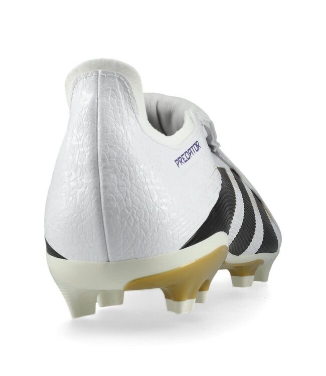 adidas adidas Predator 25 League Fold Over Tongue FG RTG Pack -Cloud White/Core Black/Gold Metallic