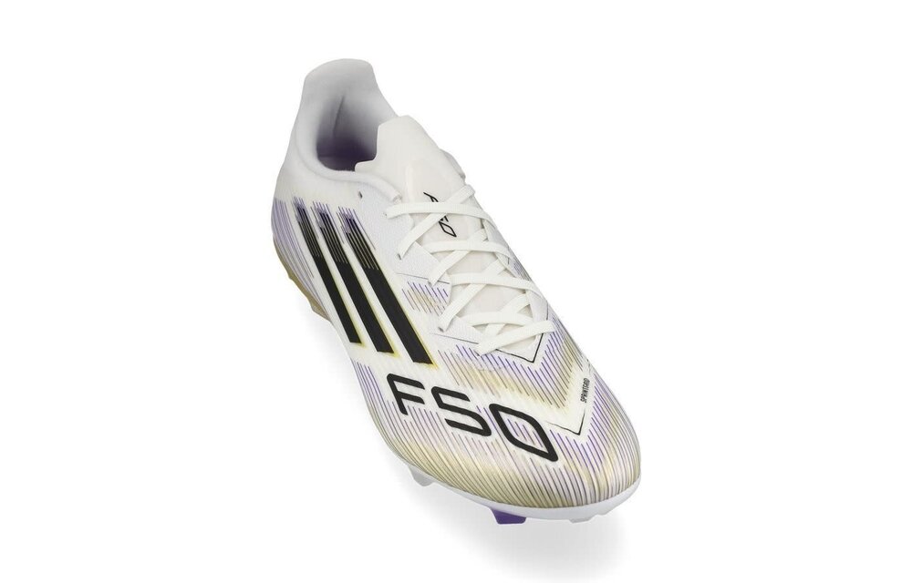 adidas F50 League FG / MG RTG Pack- Cloud White/Core Black/Gold Metallic