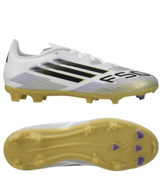 adidas adidas Jr F50 League FG / MG RTG Pack- Cloud White/Core Black/Gold Metallic