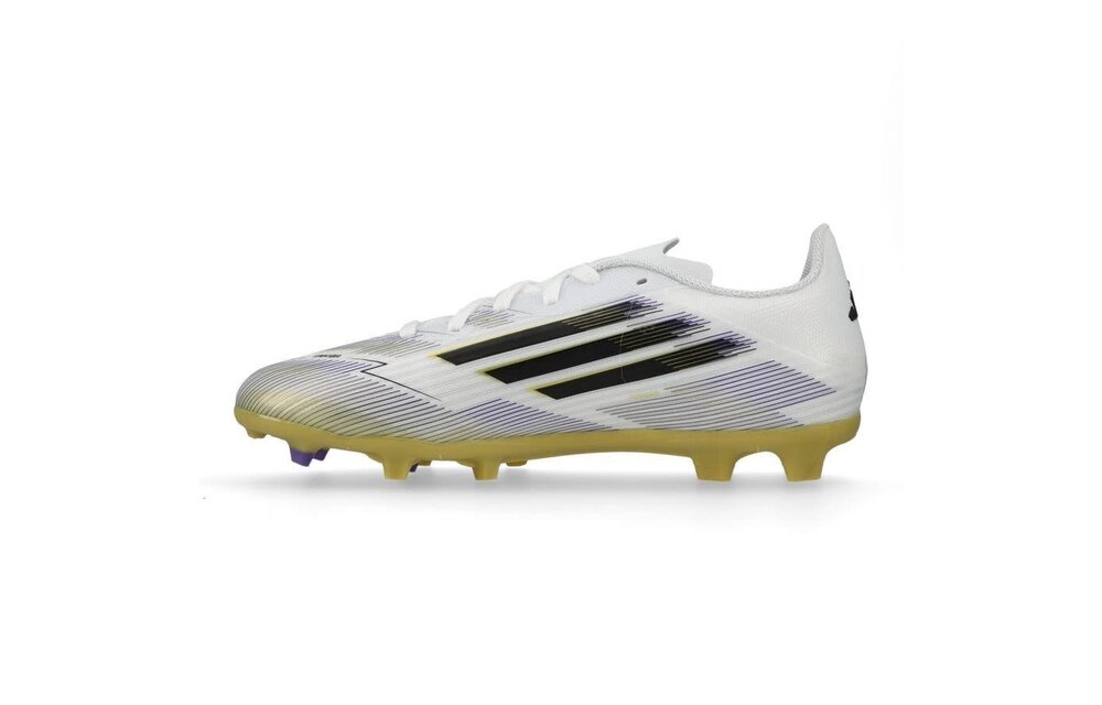 adidas Jr F50 League FG / MG RTG Pack- Cloud White/Core Black/Gold Metallic