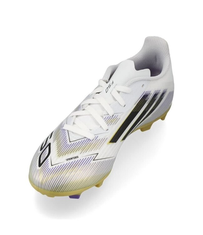 adidas adidas Jr F50 League FG / MG RTG Pack- Cloud White/Core Black/Gold Metallic