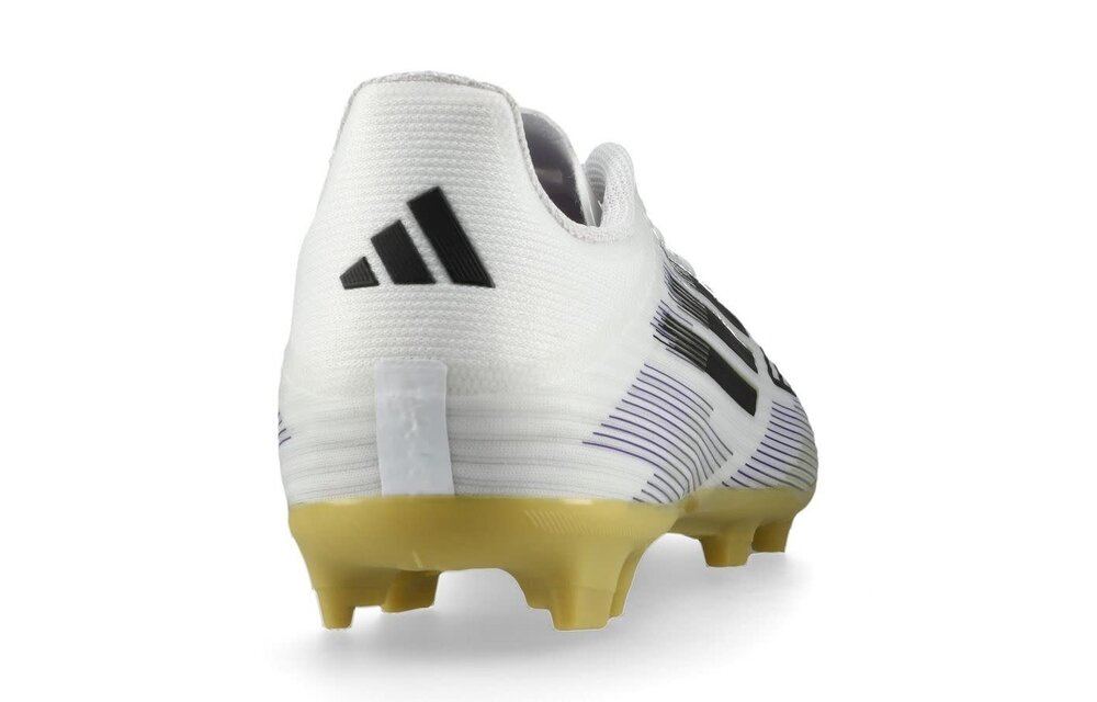 adidas Jr F50 League FG / MG RTG Pack- Cloud White/Core Black/Gold Metallic