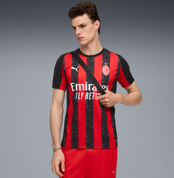 Puma AC Milan 2025 - 26 Home Jersey - Red/Black