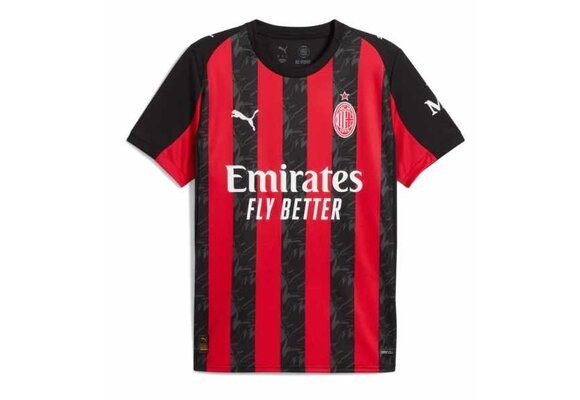 Puma AC Milan 2025 - 26 Youth Home Jersey - Red/Black