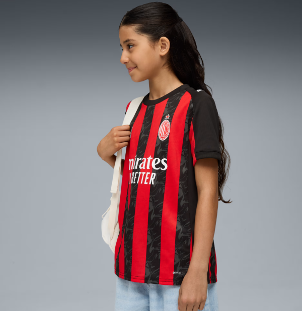 Puma AC Milan 2025 - 26 Youth Home Jersey - Red/Black