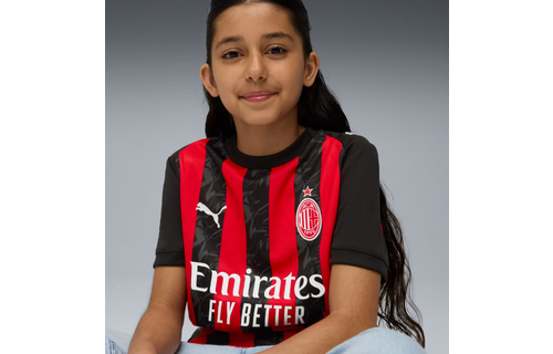 Puma AC Milan 2025 - 26 Youth Home Jersey - Red/Black