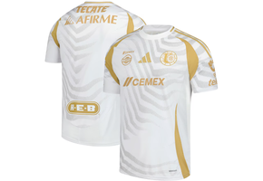 adidas UANL Tigres 2024-25 Third Jersey - White/Gold