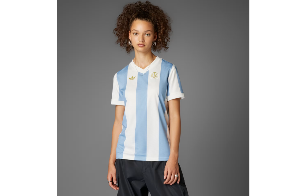 adidas Womens Argentina AFA 50th Anniversary Jersey - Ambient Sky/Cloud White