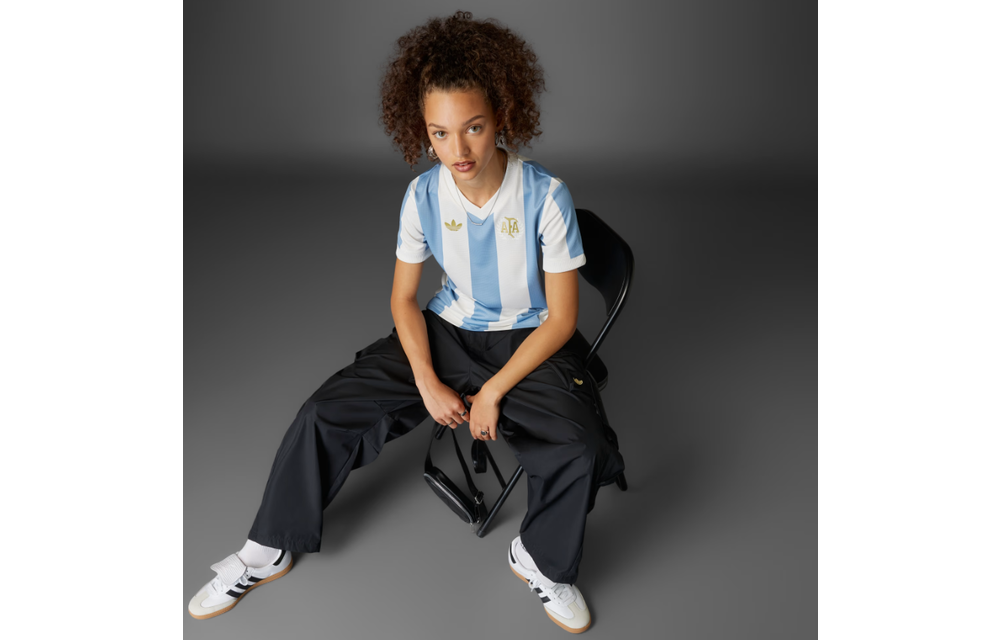 adidas Womens Argentina AFA 50th Anniversary Jersey - Ambient Sky/Cloud White