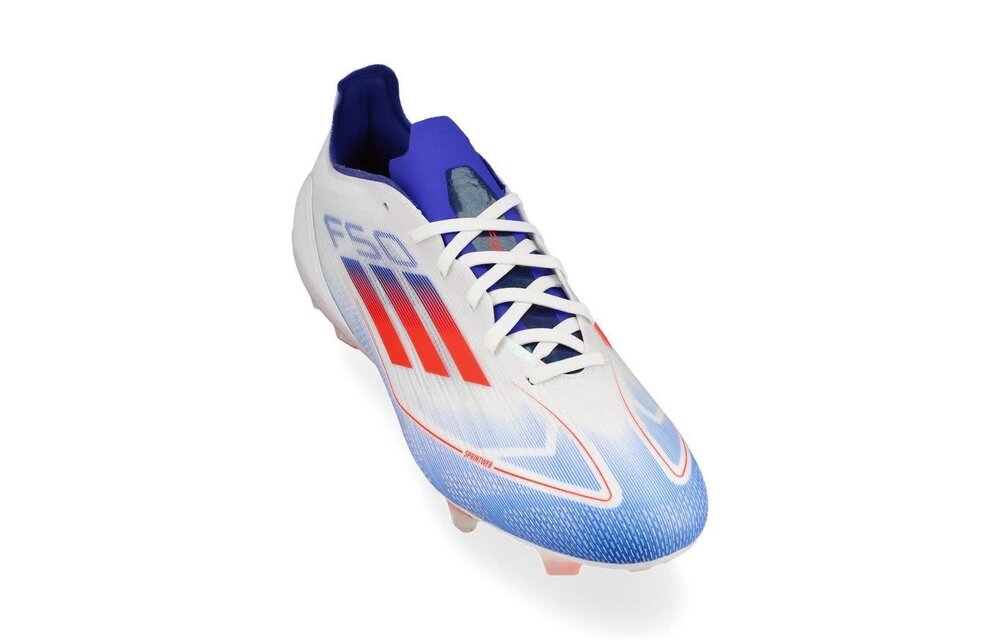adidas F50 Pro FG / MG - Cloud White/Solar Red/Lucid Blue