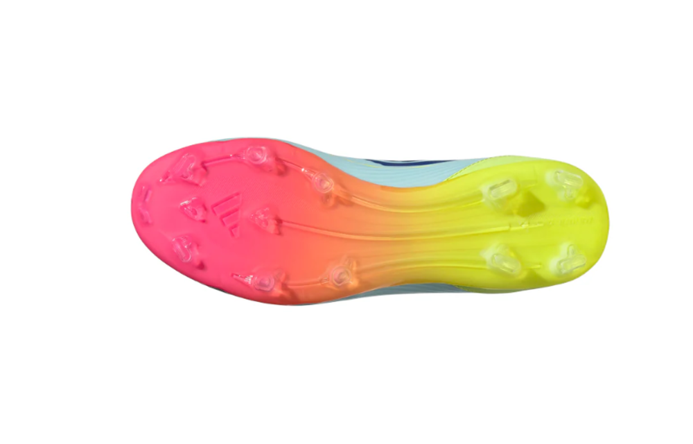 adidas Womens F50 League Mid FG / MG - Almost Blue/Lucid Blue/Semi Solar Yellow