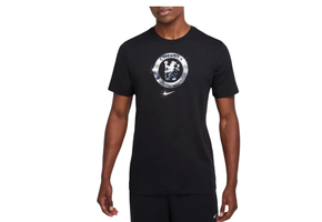 Nike Chelsea FC 2024 - 25 Crest Foil Fan Shirt - Black