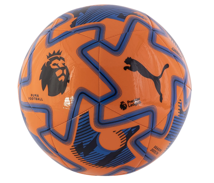 Puma Premier League 2025 - 26  Orbita Play Ball - Orange Glo/Racing Blue/Black